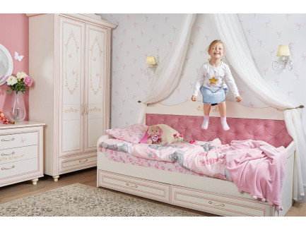 Детская кровать-диван Алиса №550 с ящиками, спальное место 200х90 см